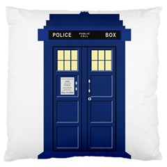 Tardis Doctor Who Time Travel Large Cushion Case (one Side) by Wegoenart