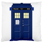 Tardis Doctor Who Time Travel Large Cushion Case (One Side) Front