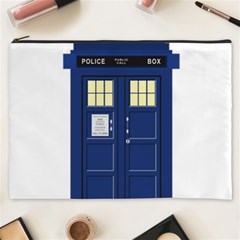 Tardis Doctor Who Time Travel Cosmetic Bag (xxxl) by Wegoenart