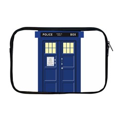 Tardis Doctor Who Time Travel Apple Macbook Pro 17  Zipper Case by Wegoenart