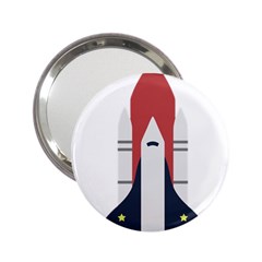 Planet Planets Rocket Shuttle 2 25  Handbag Mirrors by Wegoenart