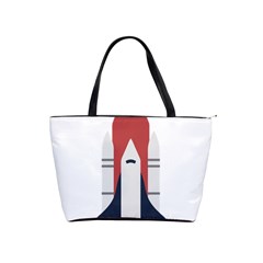 Planet Planets Rocket Shuttle Classic Shoulder Handbag by Wegoenart