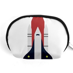 Planet Planets Rocket Shuttle Accessory Pouch (medium) by Wegoenart