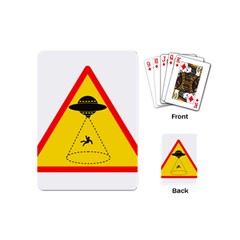 Sign Road Road Sign Traffic Playing Cards (mini) by Wegoenart