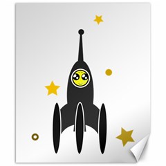 Spacecraft Star Emoticon Travel Canvas 8  X 10  by Wegoenart