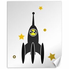 Spacecraft Star Emoticon Travel Canvas 16  X 20  by Wegoenart