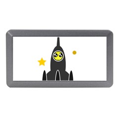 Spacecraft Star Emoticon Travel Memory Card Reader (mini) by Wegoenart