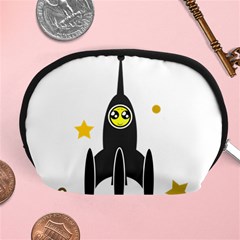 Spacecraft Star Emoticon Travel Accessory Pouch (medium) by Wegoenart