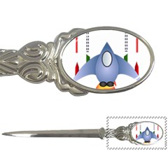 Spaceship Rocket Space Game Cosmos Letter Opener by Wegoenart