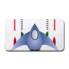 Spaceship Rocket Space Game Cosmos Medium Bar Mats by Wegoenart