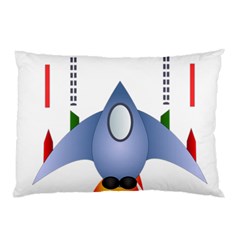 Spaceship Rocket Space Game Cosmos Pillow Case by Wegoenart