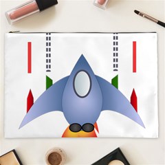 Spaceship Rocket Space Game Cosmos Cosmetic Bag (xxl) by Wegoenart