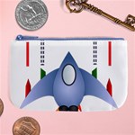 Spaceship Rocket Space Game Cosmos Large Coin Purse Front