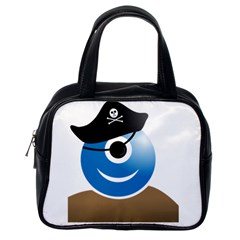 Alien One Eye Pirate Buccaneer Classic Handbag (one Side) by Wegoenart