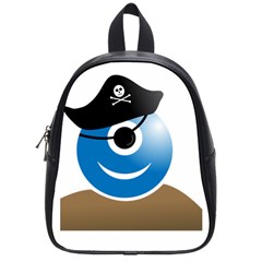 Alien One Eye Pirate Buccaneer School Bag (small) by Wegoenart