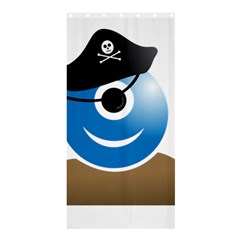 Alien One Eye Pirate Buccaneer Shower Curtain 36  X 72  (stall)  by Wegoenart