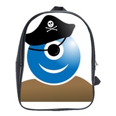 Alien One Eye Pirate Buccaneer School Bag (xl) by Wegoenart