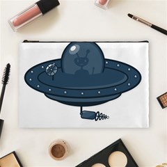 Ufo Unknown Alien Alie Cosmetic Bag (large) by Wegoenart