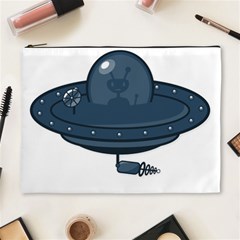 Ufo Unknown Alien Alie Cosmetic Bag (xl) by Wegoenart