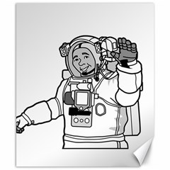 Astronaut Space Exploration Helmet Canvas 8  X 10  by Wegoenart