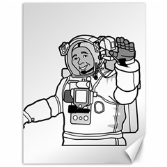 Astronaut Space Exploration Helmet Canvas 36  X 48  by Wegoenart