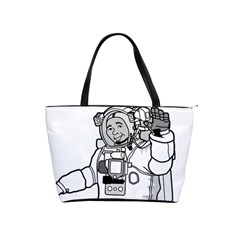 Astronaut Space Exploration Helmet Classic Shoulder Handbag by Wegoenart