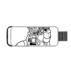 Astronaut Space Exploration Helmet Portable Usb Flash (one Side) by Wegoenart