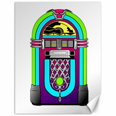 Jukebox Music Music Player Canvas 12  X 16  by Wegoenart