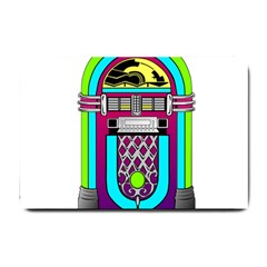 Jukebox Music Music Player Small Doormat  by Wegoenart