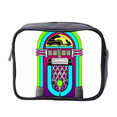 Jukebox Music Music Player Mini Toiletries Bag (two Sides) by Wegoenart