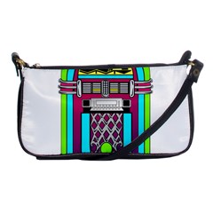 Jukebox Music Music Player Shoulder Clutch Bag by Wegoenart