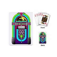 Jukebox Music Music Player Playing Cards (mini) by Wegoenart