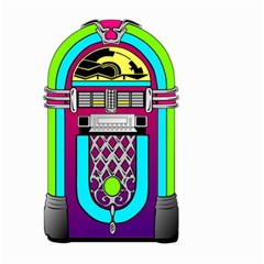 Jukebox Music Music Player Small Garden Flag (two Sides) by Wegoenart