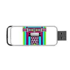 Jukebox Music Music Player Portable Usb Flash (one Side) by Wegoenart