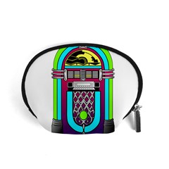 Jukebox Music Music Player Accessory Pouch (small) by Wegoenart