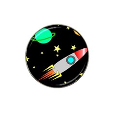 Planet Rocket Space Stars Hat Clip Ball Marker by Wegoenart