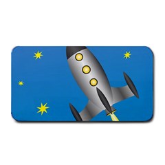 Rocket Spaceship Space Travel Nasa Medium Bar Mats by Wegoenart