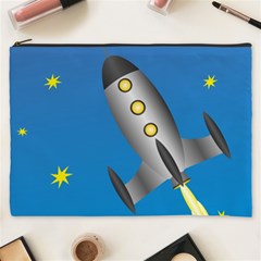 Rocket Spaceship Space Travel Nasa Cosmetic Bag (xxxl) by Wegoenart