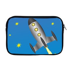 Rocket Spaceship Space Travel Nasa Apple Macbook Pro 17  Zipper Case by Wegoenart