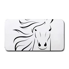 Animal Equine Face Horse Medium Bar Mats by Wegoenart