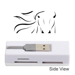 Animal Equine Face Horse Memory Card Reader (stick) by Wegoenart