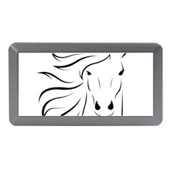 Animal Equine Face Horse Memory Card Reader (mini) by Wegoenart