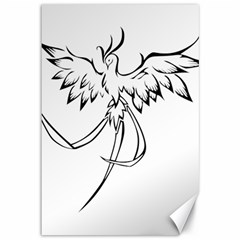 Phoenix Mythical Bird Animal Canvas 12  X 18 