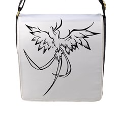 Phoenix Mythical Bird Animal Flap Closure Messenger Bag (l) by Wegoenart