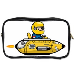 Cartoon Space Racer Galaxy Science Toiletries Bag (Two Sides)