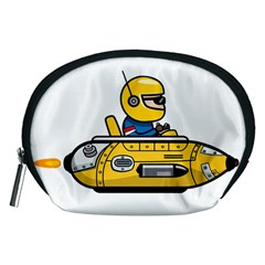 Cartoon Space Racer Galaxy Science Accessory Pouch (Medium)