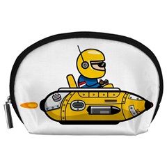 Cartoon Space Racer Galaxy Science Accessory Pouch (Large)