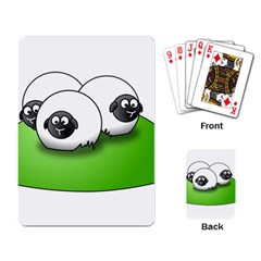 Sheep Agriculture Hill Group Flock Playing Cards Single Design