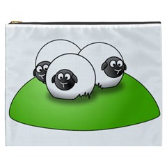 Sheep Agriculture Hill Group Flock Cosmetic Bag (xxxl) by Wegoenart