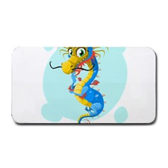 Dragon Chinese Blue Mustache China Medium Bar Mats by Wegoenart